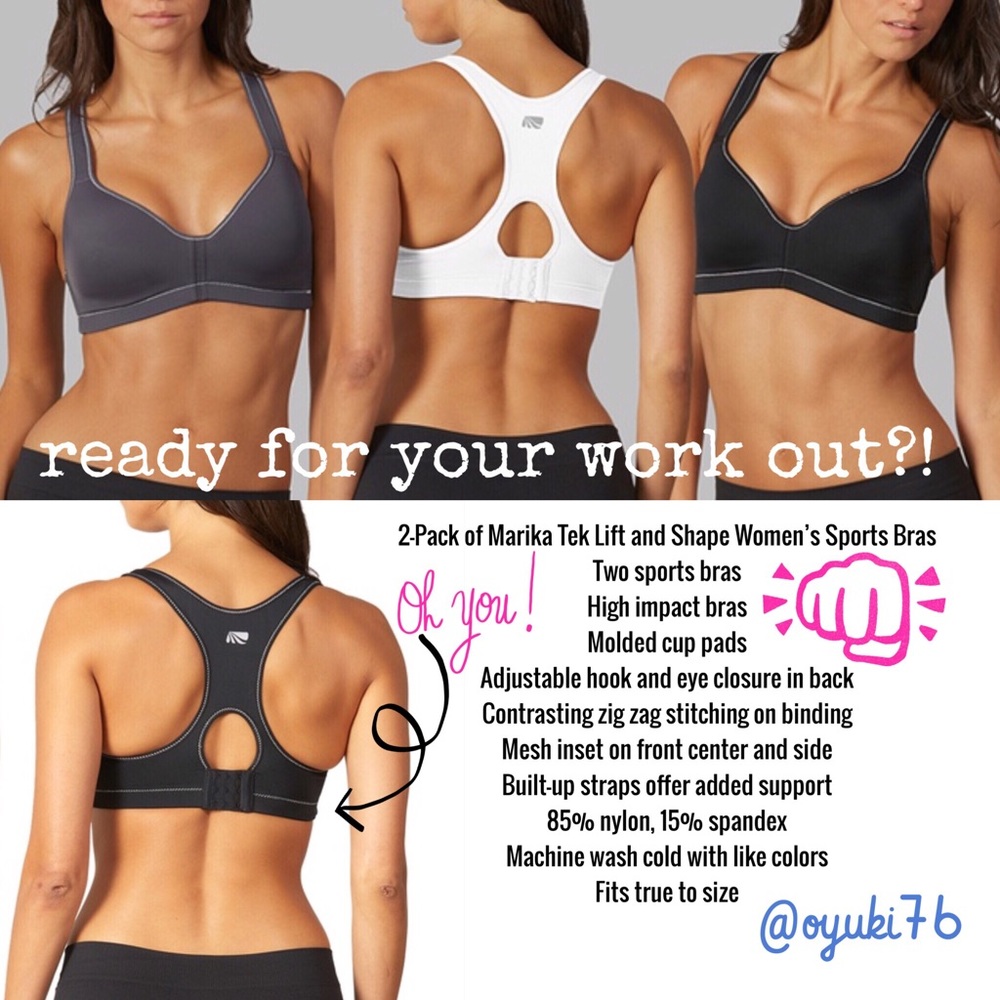 COPY - 2-Pack of Marika Tek Lift-Shape Sports Bra…